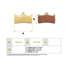 Plaquettes de frein Hope Tech V4 metalliques pour trottinette électrique - wattiz