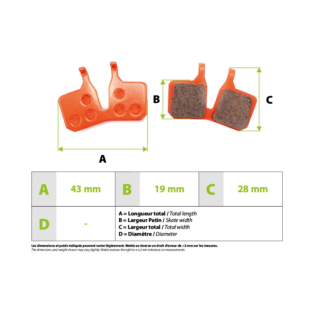 Magura 9.C ceramic brake pad