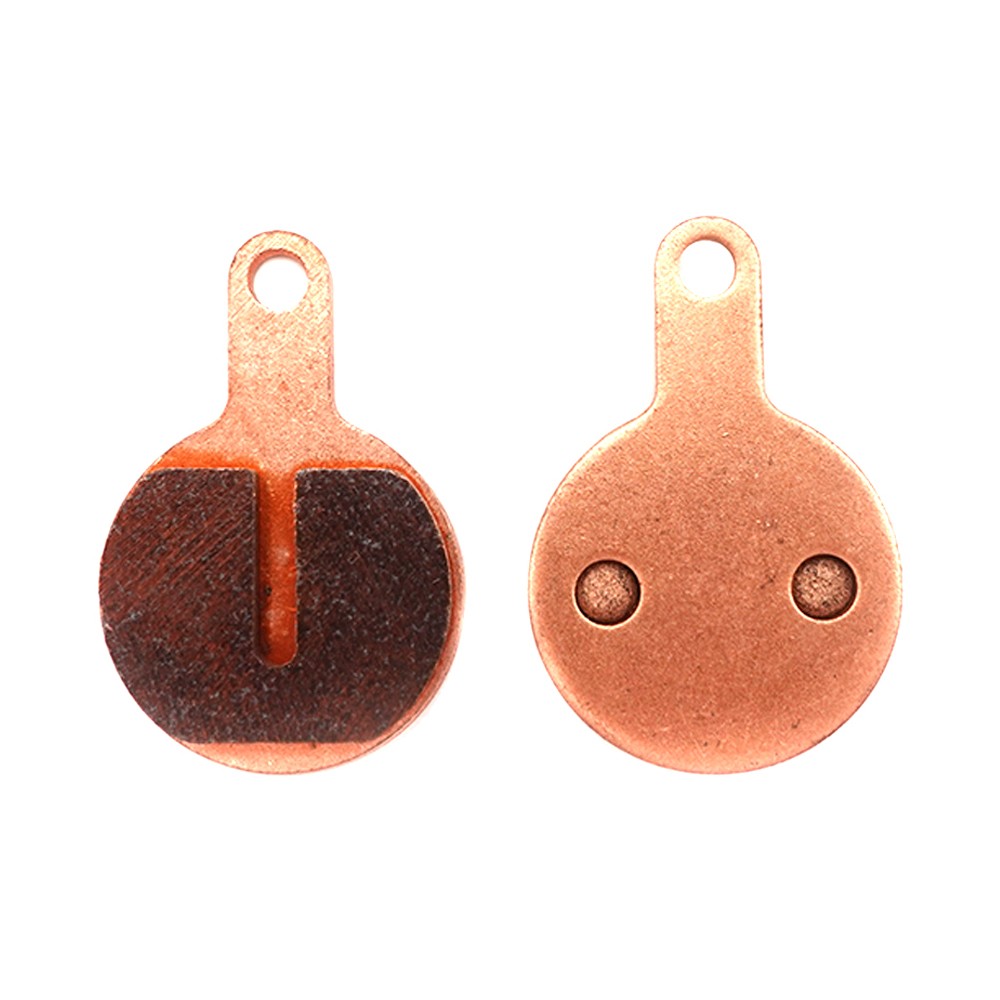 High performance sintered metal draisienne brake pads