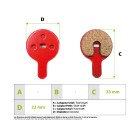 Plaquettes de Frein Hitway H5 pour trottinette électrique - Wattiz