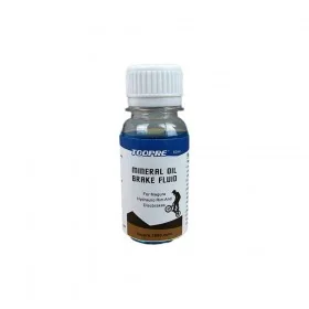 Blue mineral oil for hydraulic brakes