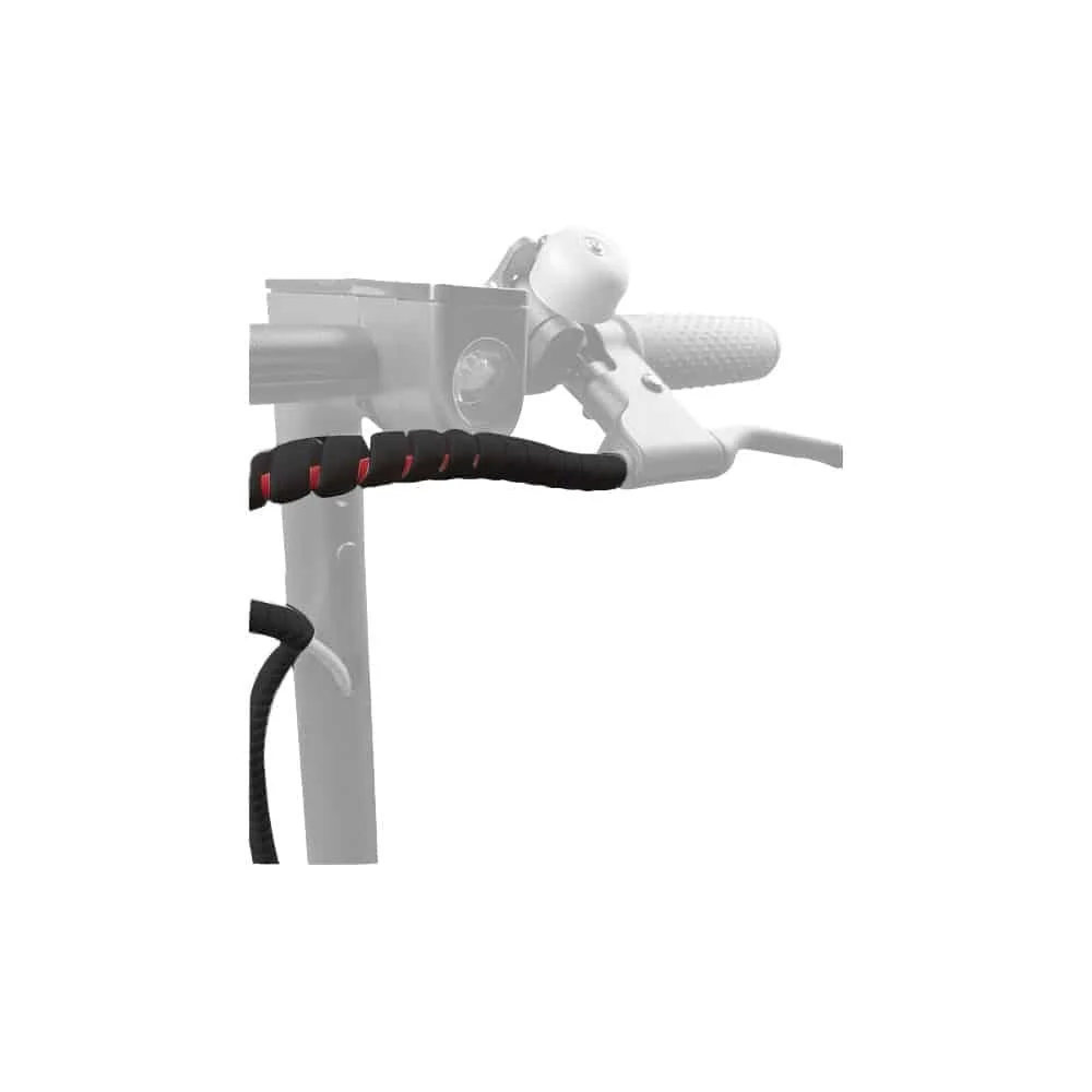 Black cable protection sleeve