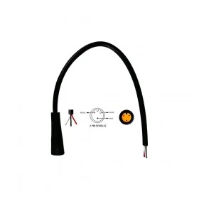 Waterproof 3-pin female connector