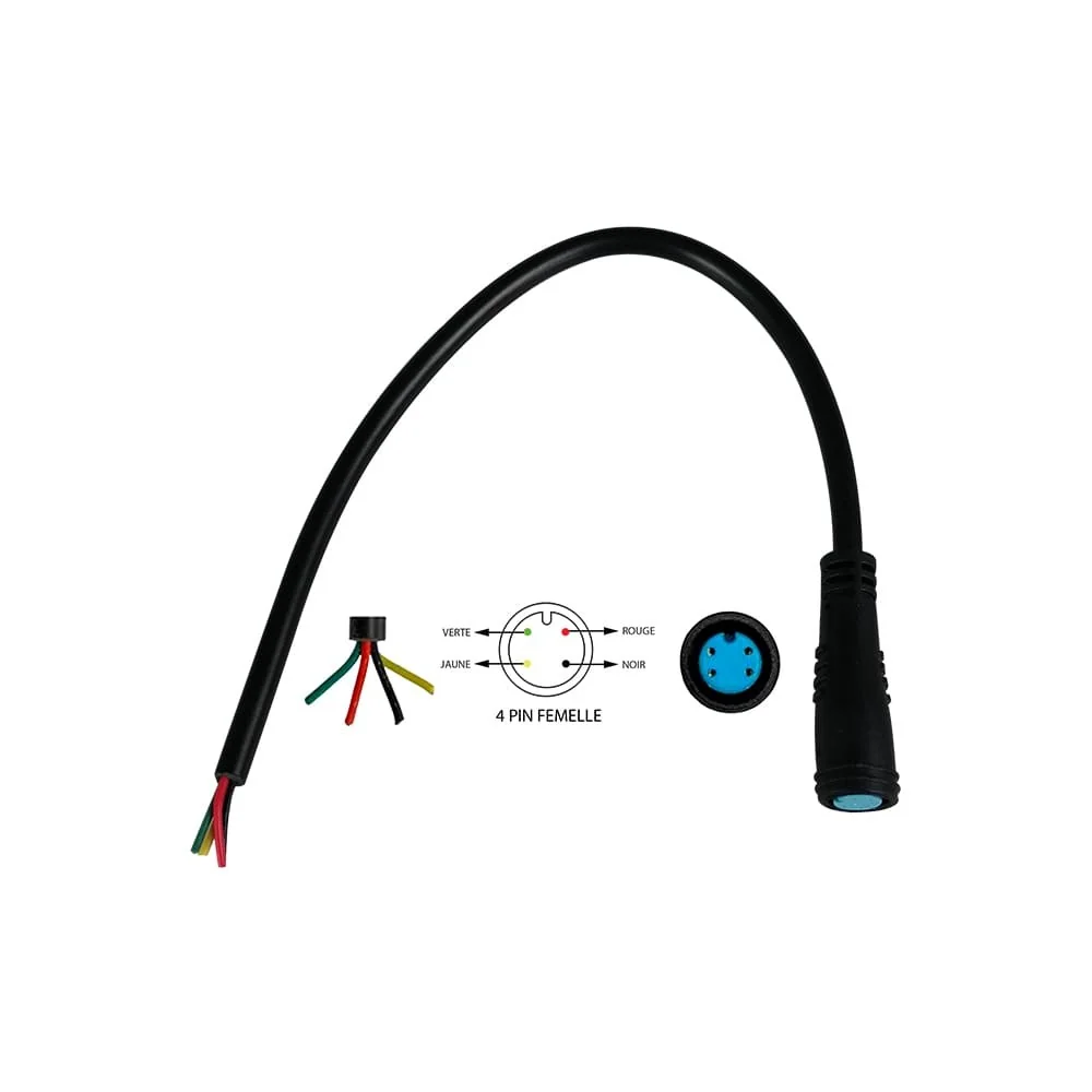 Waterproof 4-pin female connector