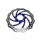 Disque de frein R6 160mm entraxe 48mm bleu