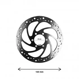 160mm Brake Disc 2.8mm Thickness, 48mm Bolt Circle