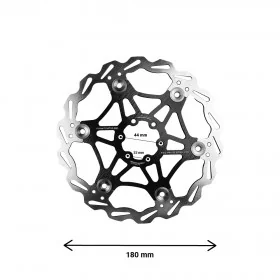 Disque de frein flottant 180mm entraxe 44mm noir
