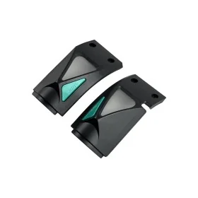 Caches plastiques avant deck Vsett9 (x2 pcs) pour trottinette électrique wattiz